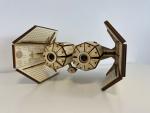 Star Wars - TIE/sa Bomber oder TIE/sh Shuttle als 3D Großmodell